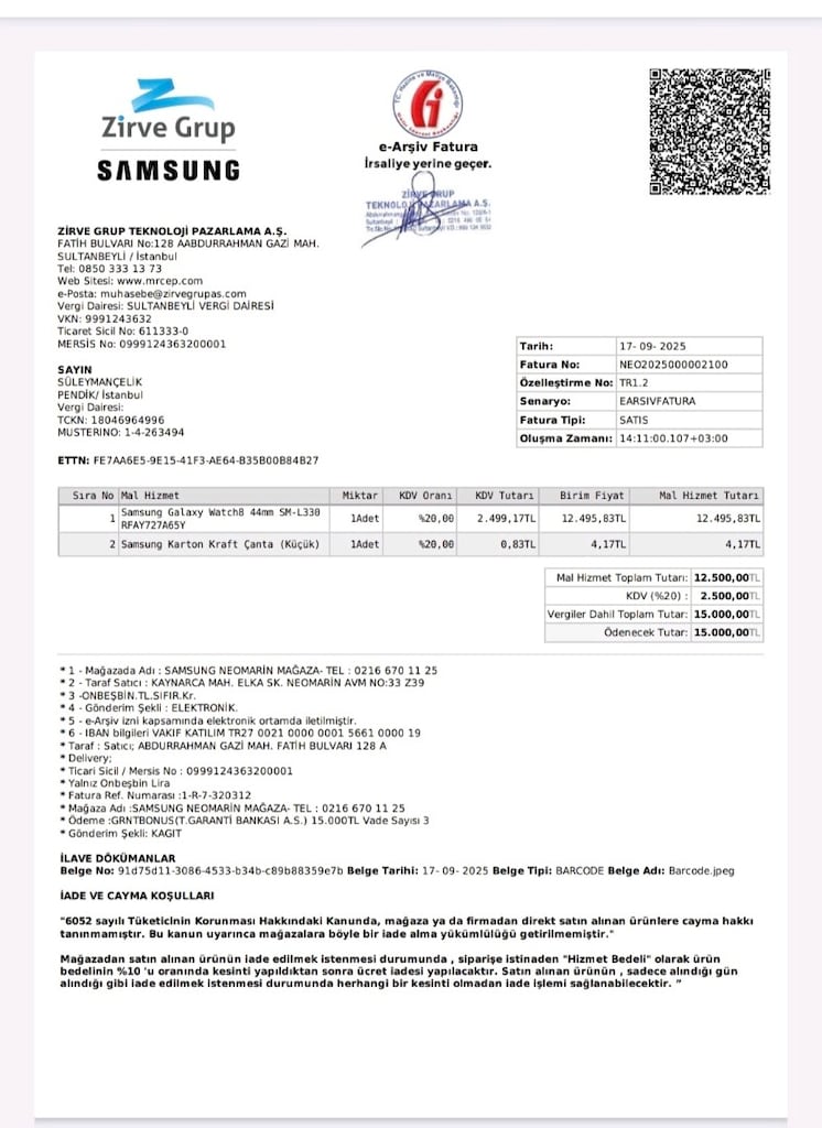 SAMSUNG WATCH 8 44 mm - 6