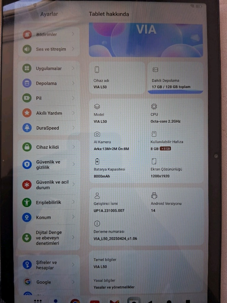 Vatan Bilgisayar Faturalı Casper VIA L50 (8GB RAM / 128GB) - Kusursuz - 3