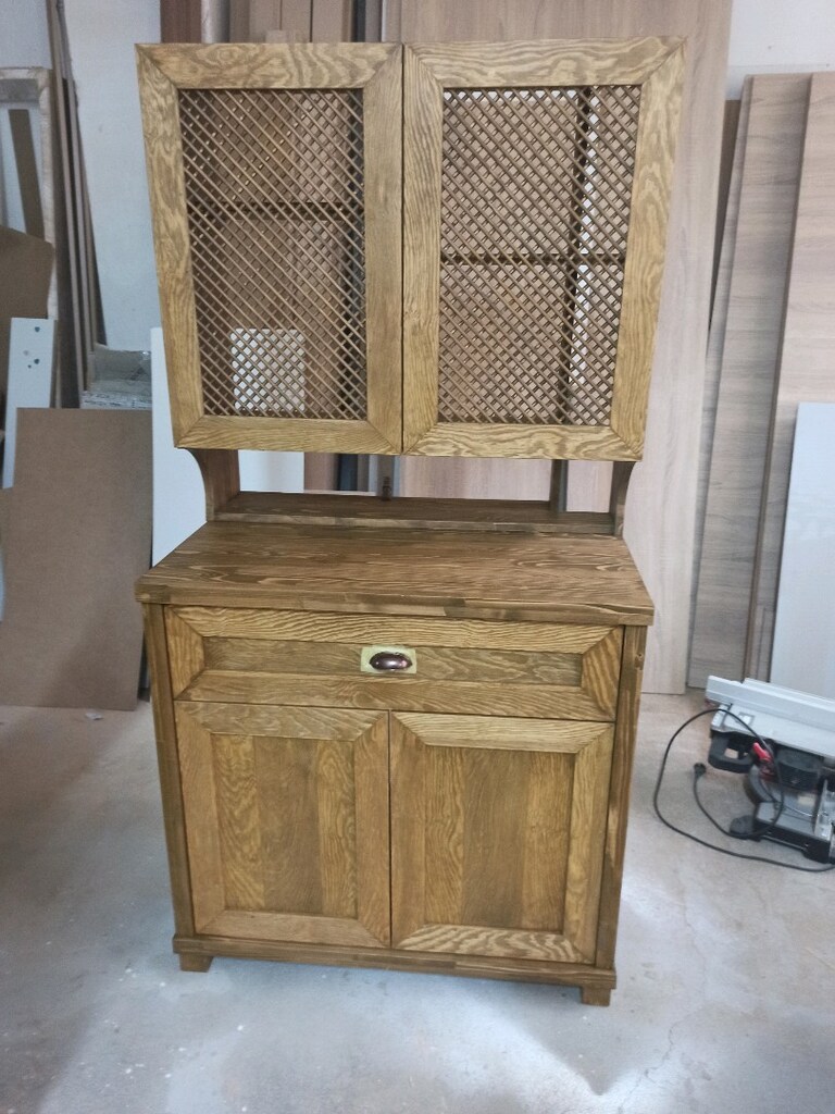 komple çam ağacından kahve köşesi vitrin istenilen ölçüye ve renge - 4