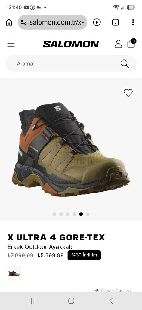 salomon X ultra 4 gtx 46.5 numara - 7