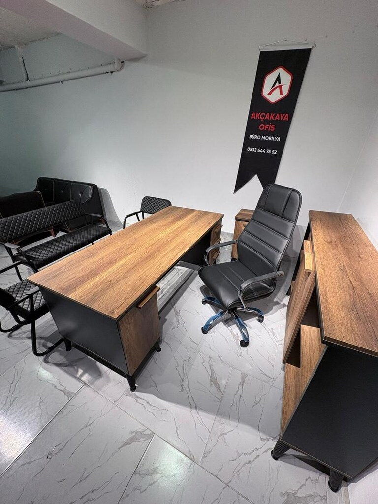 ZENA TAKIM OFİS TAKIMI MAKAM MASASI BÜRO MOBİLYASI - 6
