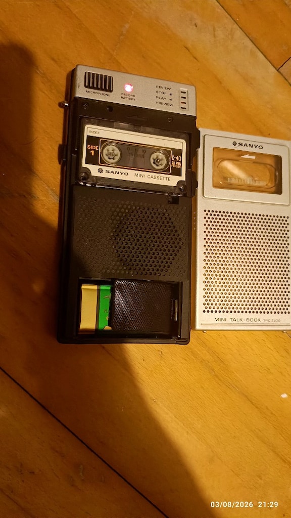 Antika Sanyo mini talk-book trc 3500 - 5