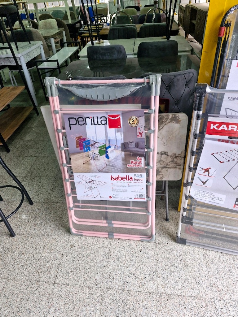 PERILLA ISABELLA SEPETLİ PEMBE ÇAMAŞIR KURUTMALIK - 2
