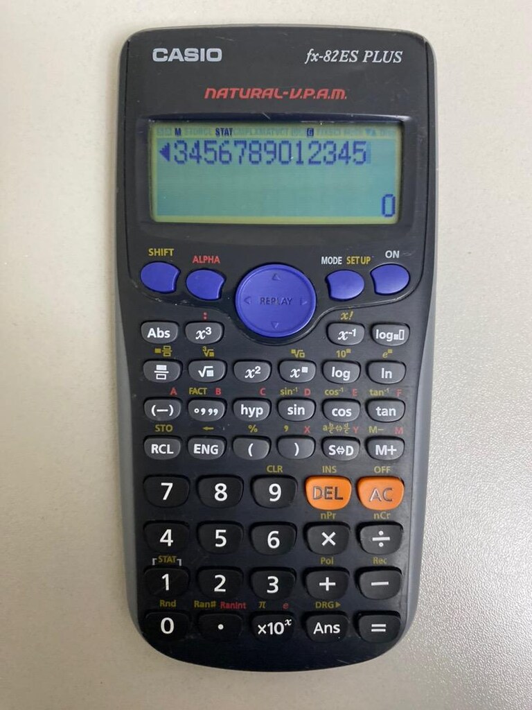 Casio 82ES plus hesap makinesi - 5
