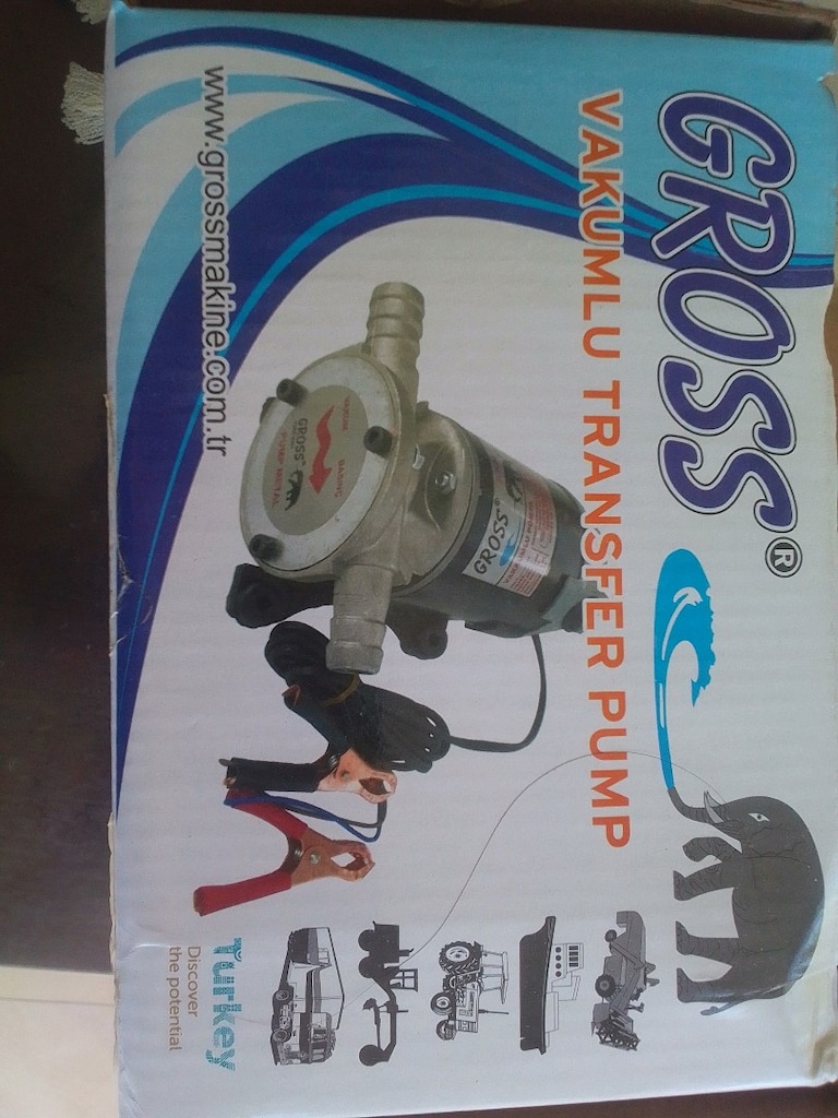 vakumlu transfer pompası 12 volt - 4