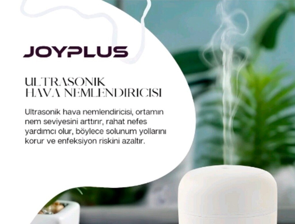 Joyplus ultrasonic RGB hava nemlendirici. BEYAZ Sıfır kutusunda. - 4