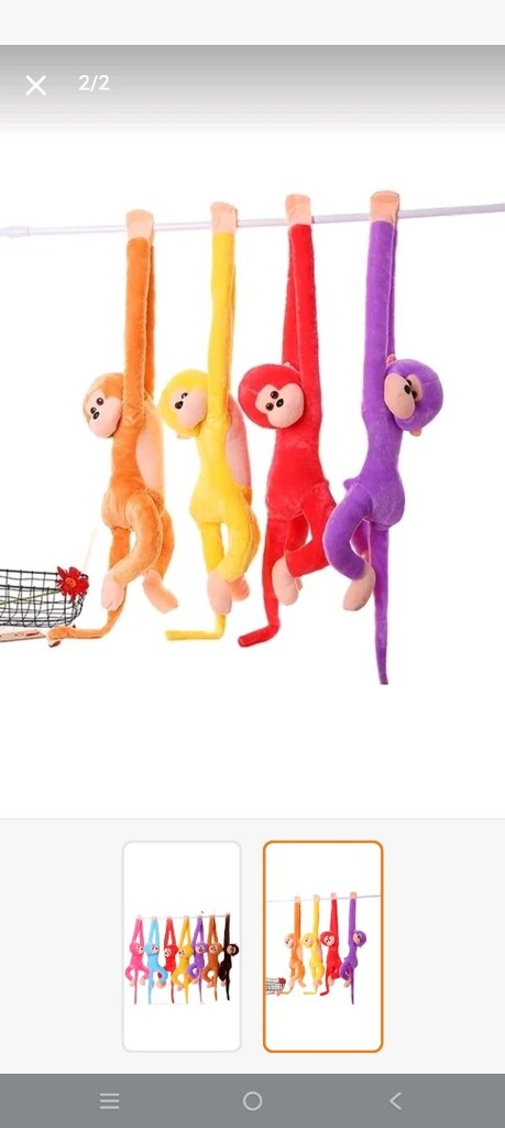 peluş oyuncak maymun - 7