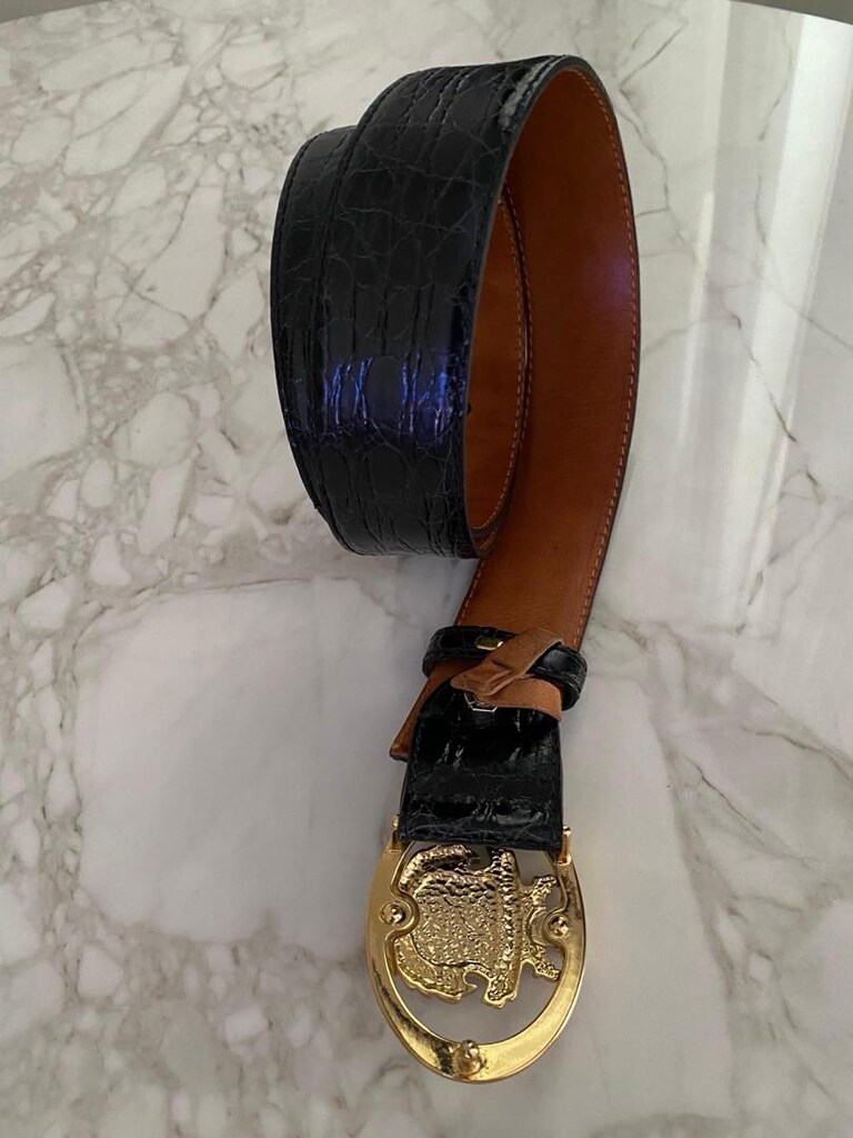 Billionaire markasına ait, 100 cm bedeninde timsah derisi desenli deri - 7