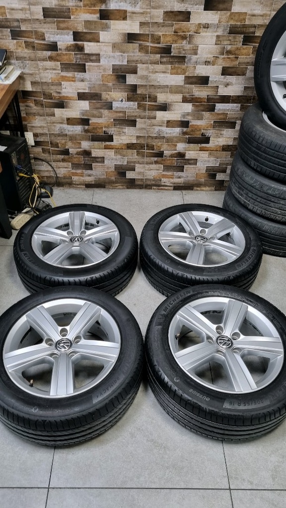 AYDİLEK JANT LASTİK PLUS 16 5X112 VOLKSWAGEN JANT TAKIMI OLUP 205 55 1 - 7