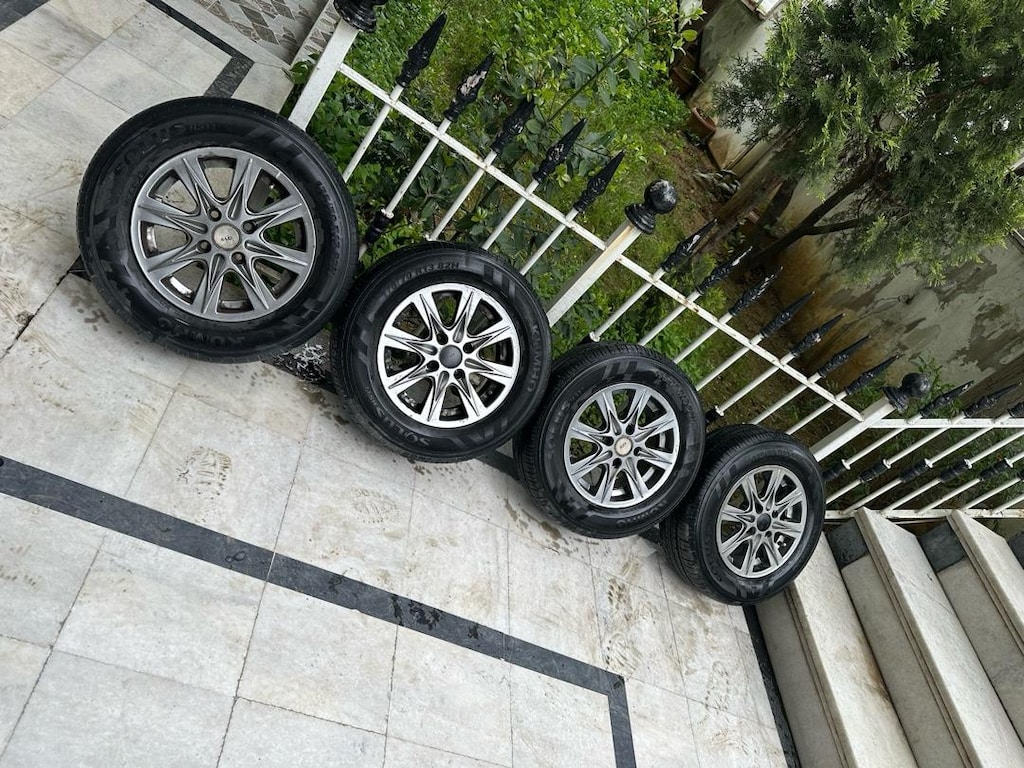Advan Racing jant lastik takımı kumho 175.70.13.dür çatlak vsss yok - 3