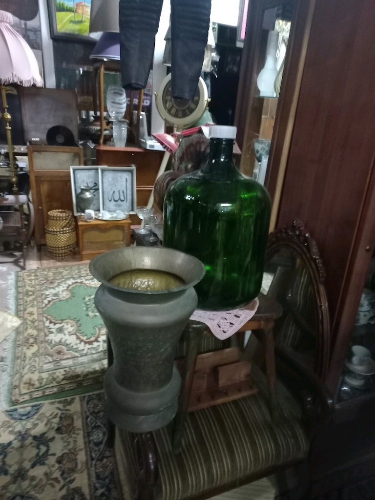 Bakır Saksı Vintage - 9