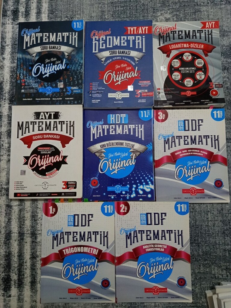 yks hazırlık üniversite çalışma kitapları (75 kitap - 3
