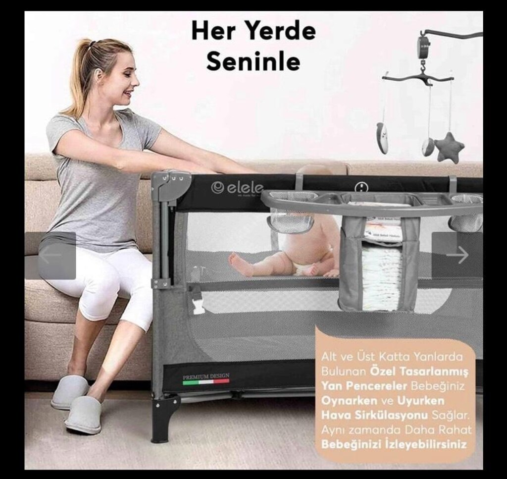 ELELE MADRE ANNE YANİ PARK YATAK - 9