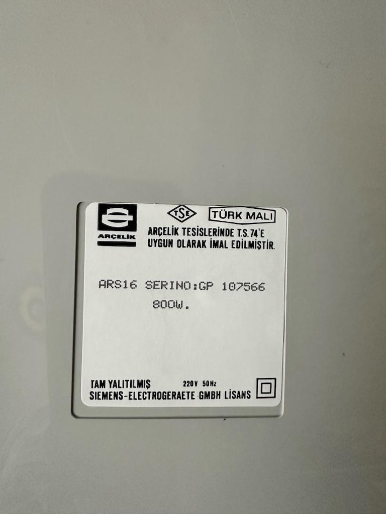 arçelik tornado sıfır elektirk süpürgesi - 6