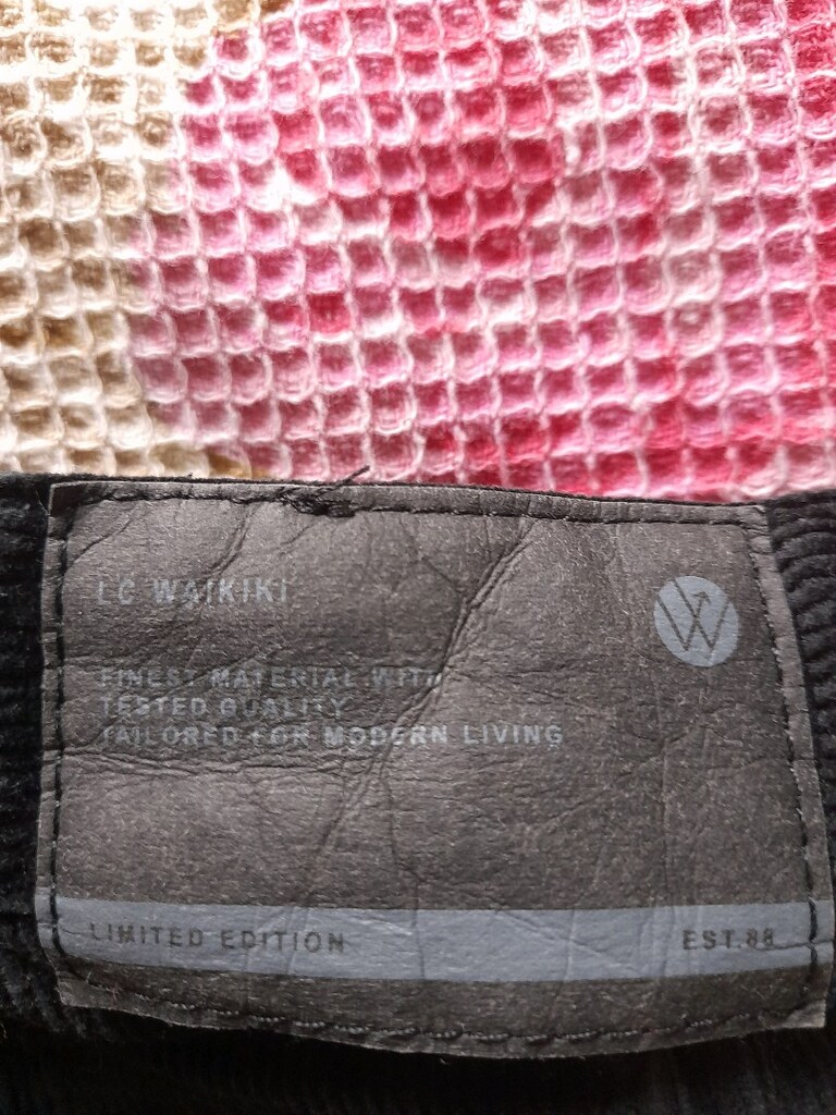 kadife siyah pantalon - 2