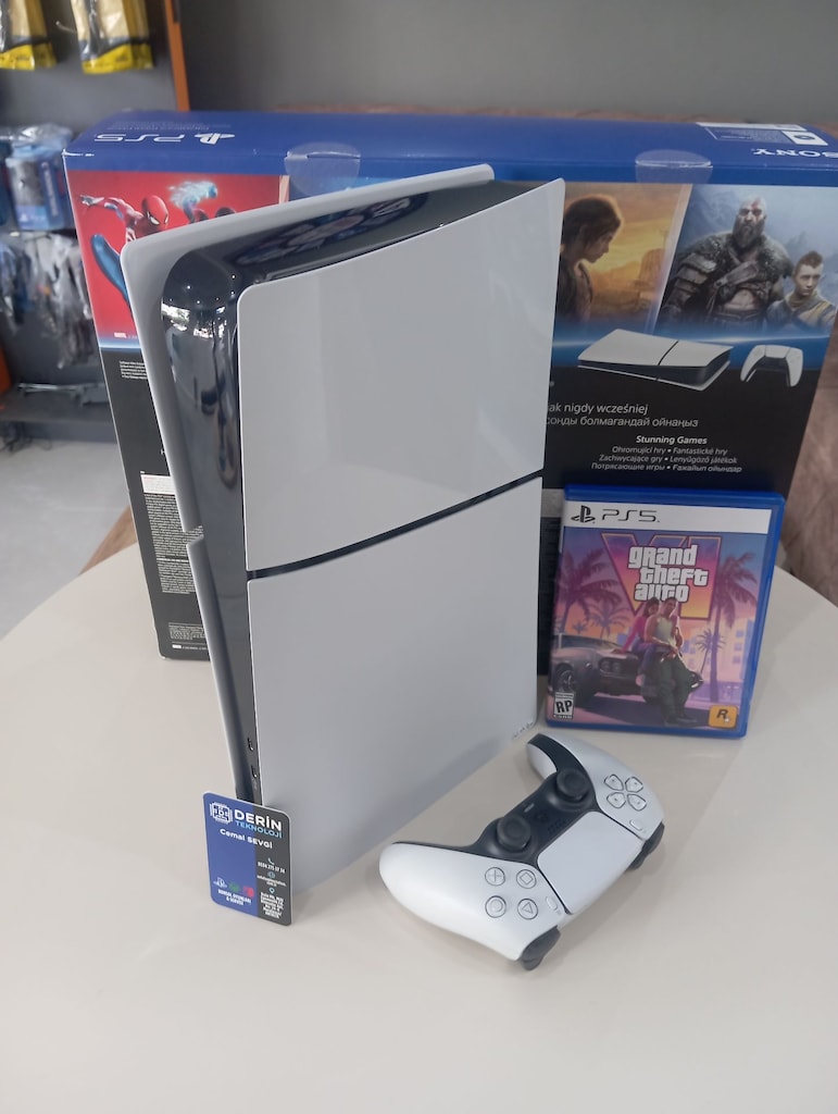 PS5 SLİM DİGİTAL 1 KOL GARANTİLİ FULL SET GTA 6 İÇİN HAZIR - 2