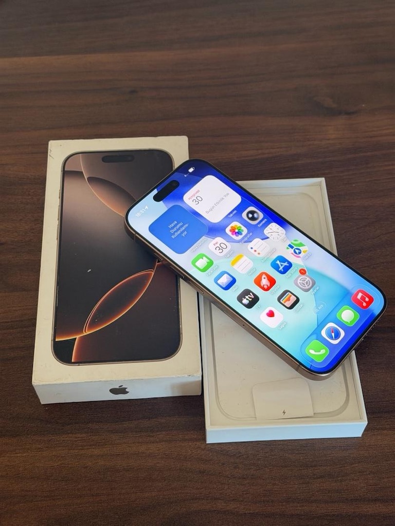 APPLE İPHONE 16 PRO YD SIFIR GİBİ HATASIZ KUTULU SORUNSUZ PROBLEMSİZ - 2