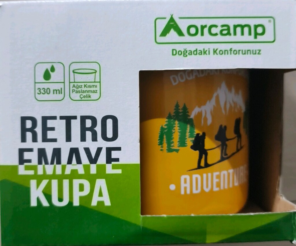 Orcamp Emaye Kupa 330 ml - 2