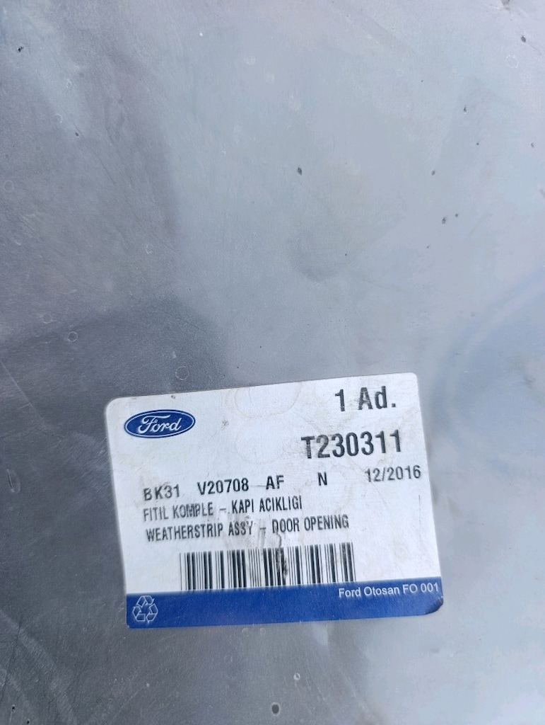 FORD TRANSİT V363 ORİJİNAL ÖN SAĞ KAPI FİTİLİ - 5