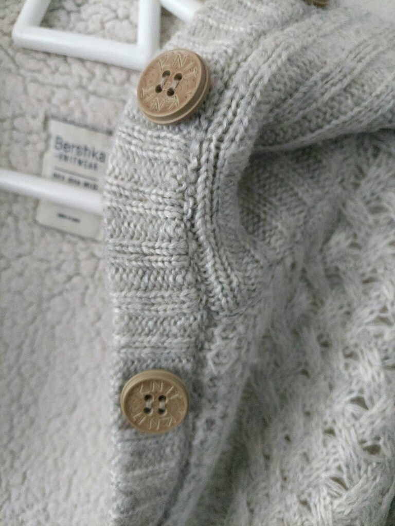 bershkabalıkçı yaka sherpa astarlı akrilik hırka - 8