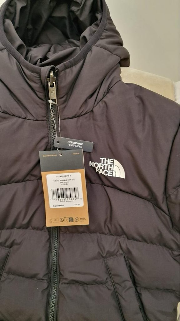 The North Face Siyah Kapüşonlu Mont - 4