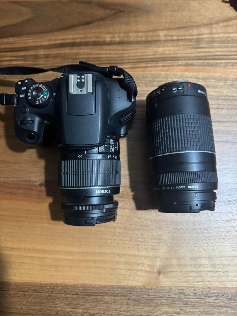 Canon EOS 2000D Fotoğraf Makinesi + 2 Lens - 2