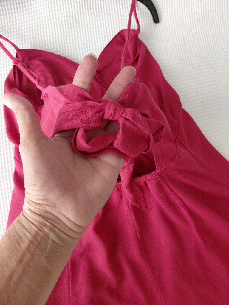 H&M kırmızı Viskon krep elbise — görsel 3/9