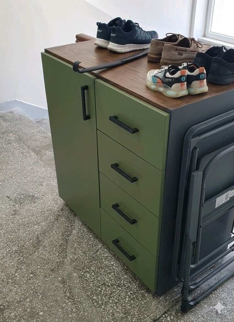 MDF Cekmeceli dolap Kiler (80x85×60) - 7