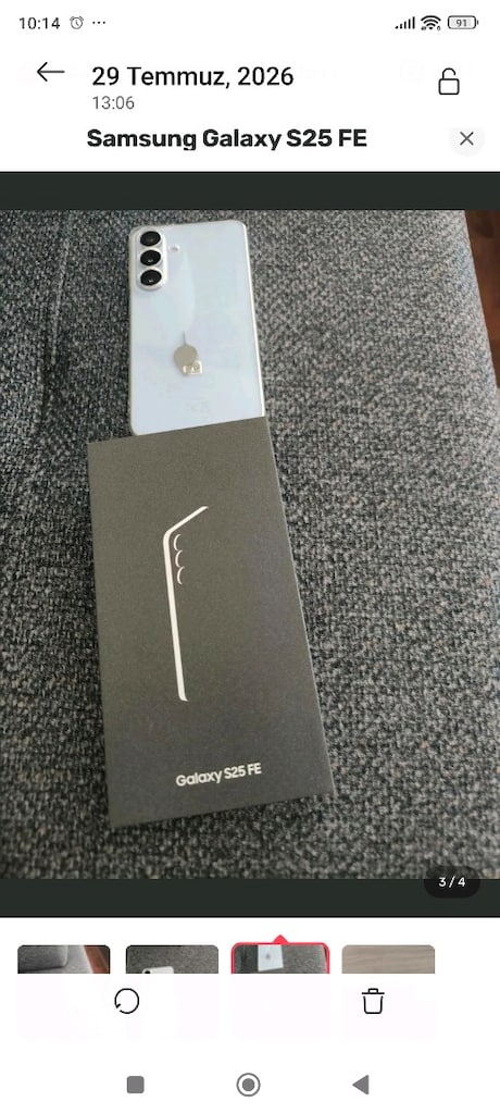 Galaxy S25 FE Sıfır Telefon- 20 Nisan Medai Markt alındı - 2