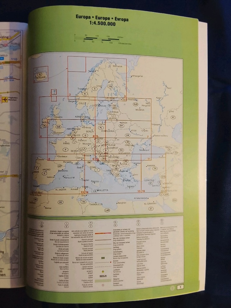 Renault Avrupa Yol Atlasi. - 11