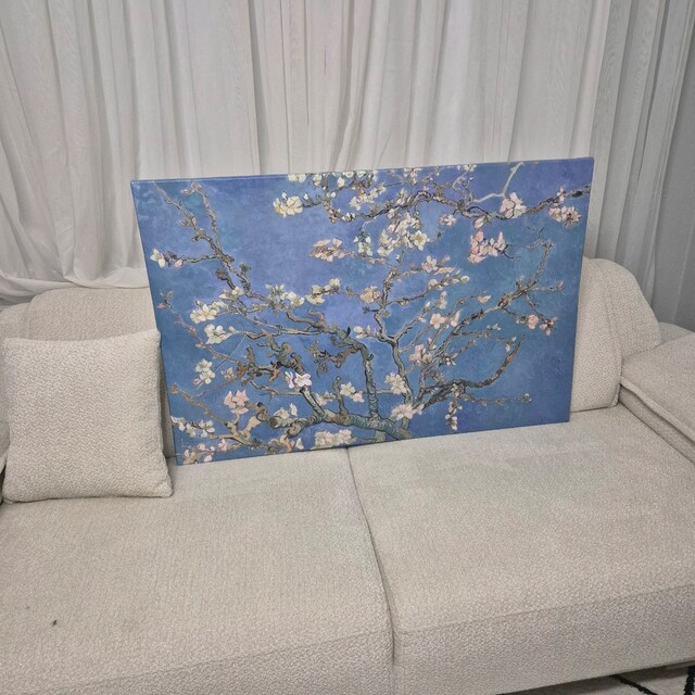 Van Goh Badem Ağacı reprodüksyon tablo,2 el,105 x70cm boyutu
