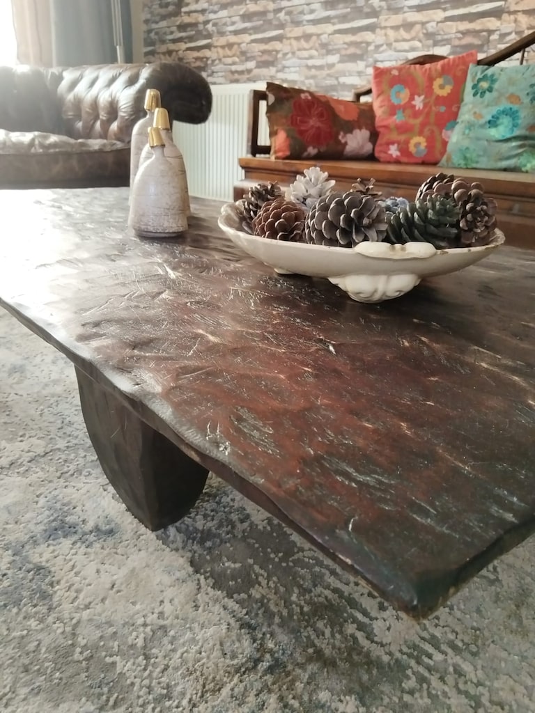 Mudo Concept Vintage Gerçek Deri Chesterfield Salon Takımı - 3