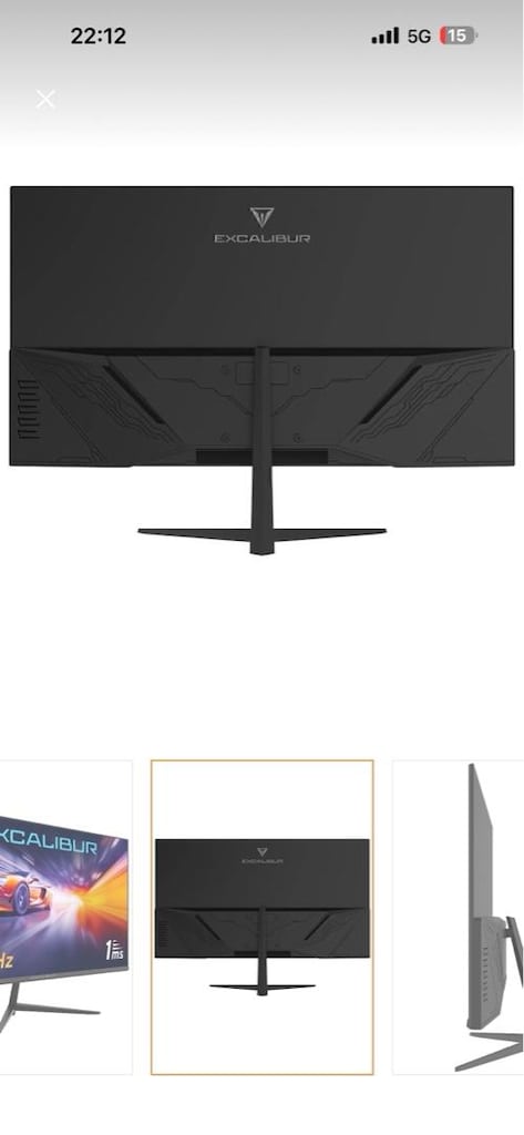 excalibur monitör tertemiz sıfır gibi kutulu faturalı - 3