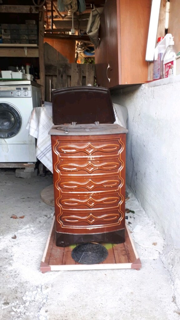 bir senelik kovalı soba