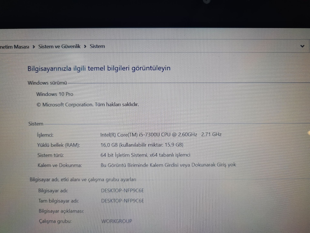 HP ELİTEBOOK 840 G4+İ5 7.NESİL+16 GB RAM+ SSDLİ+ METAL KASA - 8