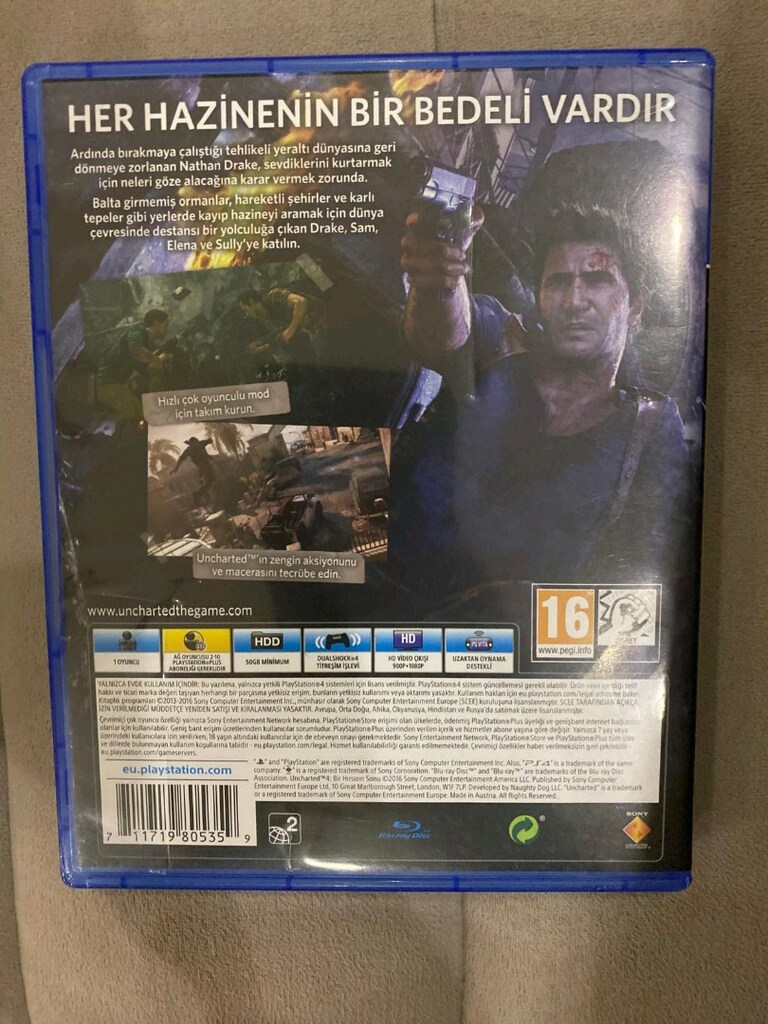 PS4 uncherted 4 oyunu - 2