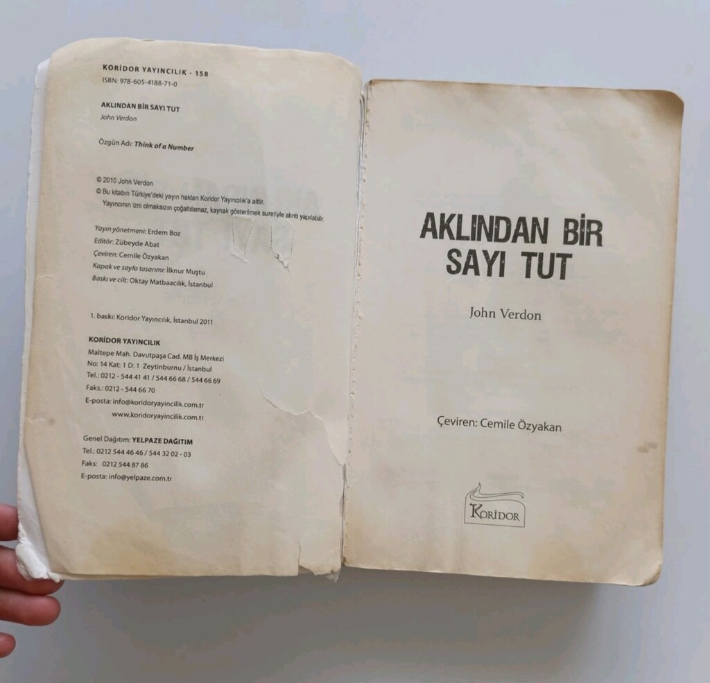 Aklından Bir Sayı Tut - John Verdon - 4