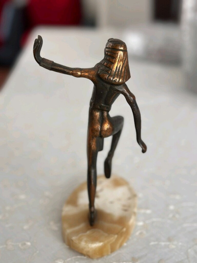 ANTİKA, BRONZ "DANCİNG CLEOPATRA" BİBLO - 3