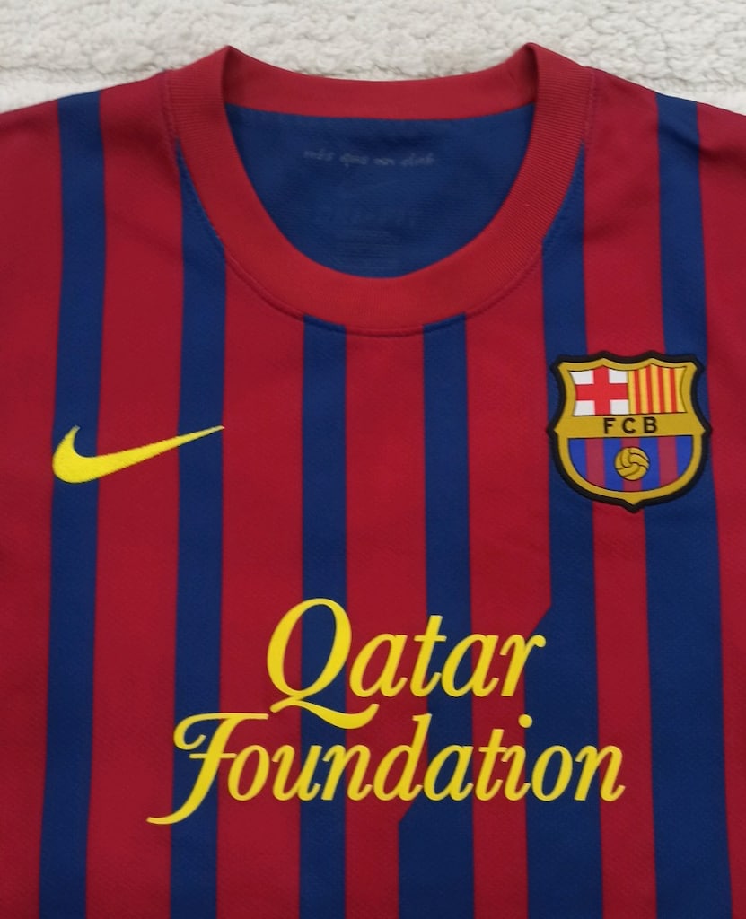 2011-2012 Sezonu Messi Orijinal Barcelona Forma Nike - 3