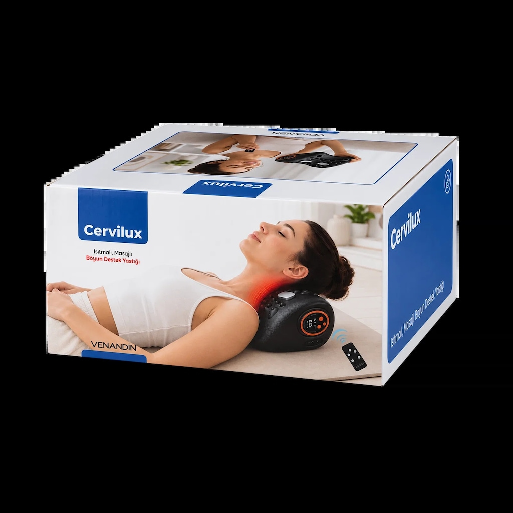 Cervilux Isıtmalı Masajlı Boyun Destek Yastığı - 3