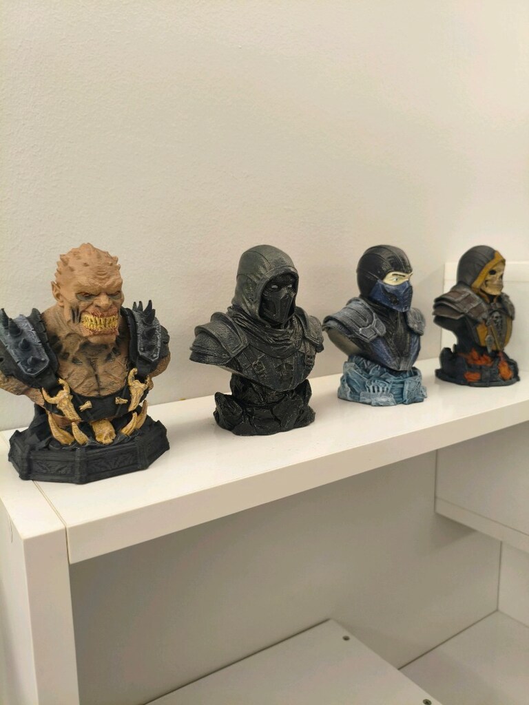 3D printer büst mortal kombat - 3