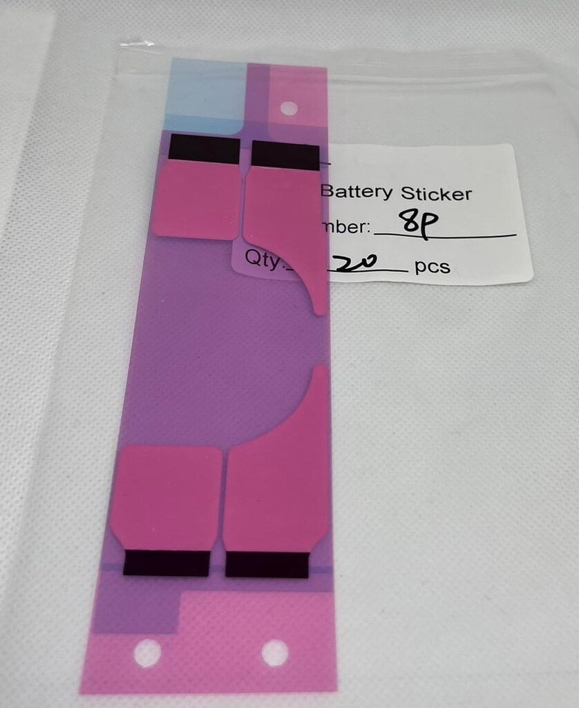 iPhone 7P 8P X XS XR Xs Max 11 12 13 14 Batarya Pil Bandı Yapışkan - 4