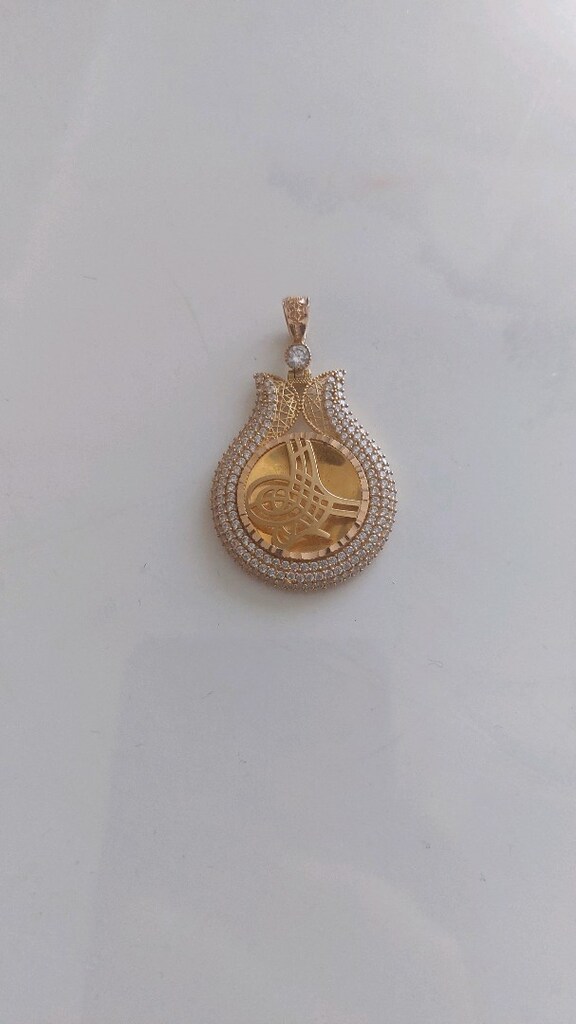 kolye ucu tuğra 14 ayar 5.70 gr - 2