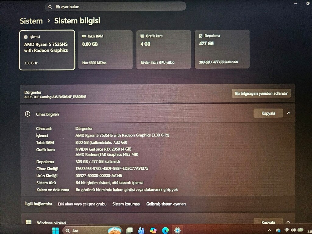 Asus Tuf Gaming Laptop - 2