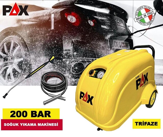 Pax 200 Bar Yuksek Basincli Oto Yikama Makinasi