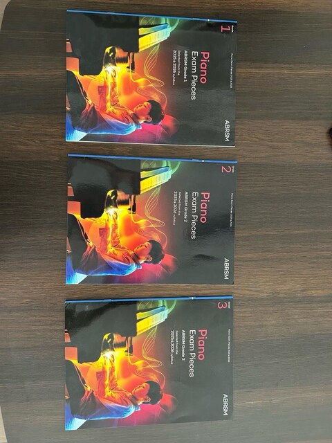 ABRSM grade 1-2-3 orjinal sınav kitapları