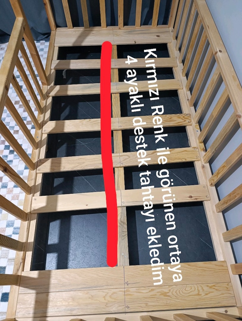 Montessori Doğal Çam YatakKaryola 90x190 ve İç Yatağı ile Birlikte - 7