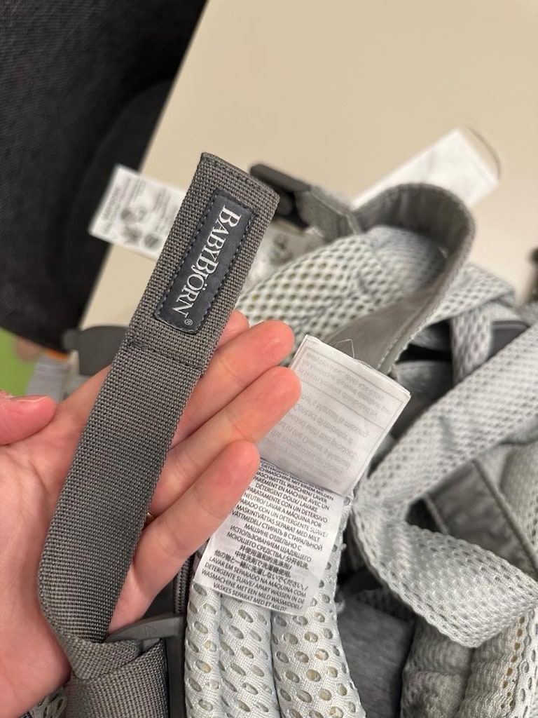 Babybjörn Harmony 3D Mesh Silver 0-15 kg Kanguru - 5