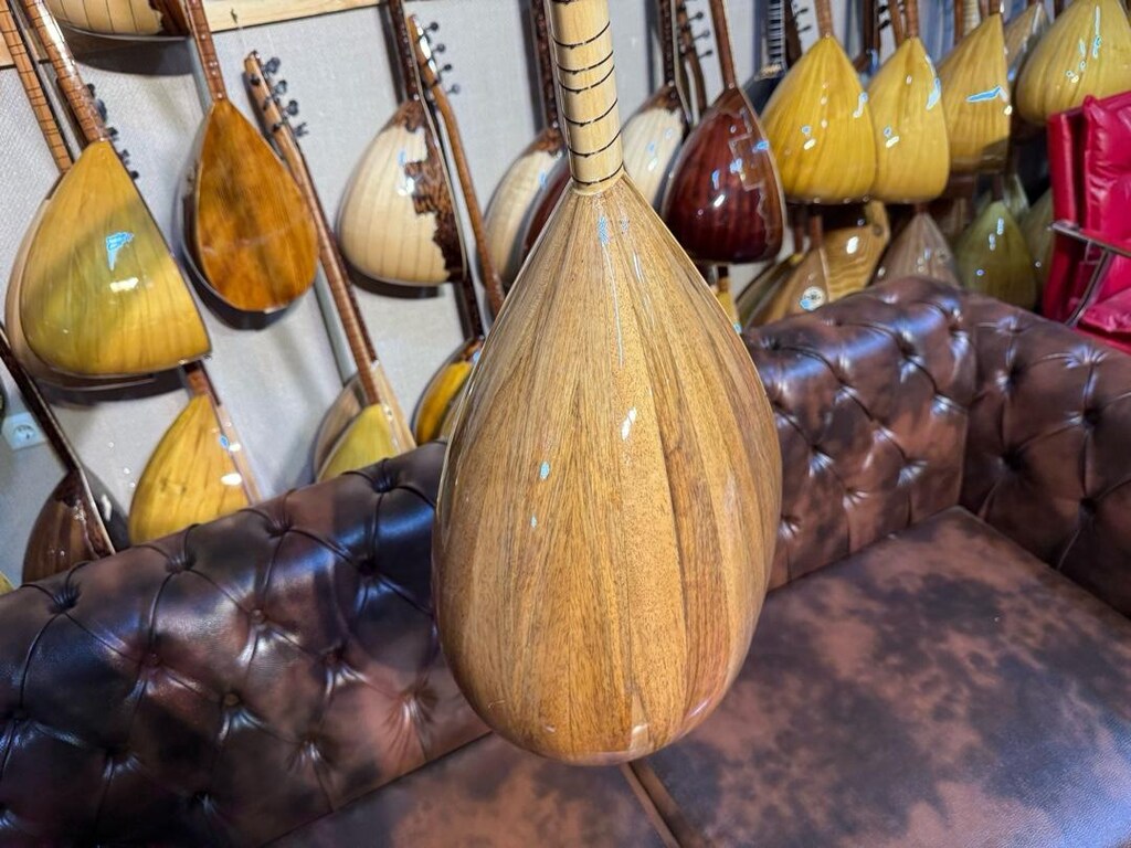 TAM PROFESYONEL 41 TEKNE CEVİZ AĞACI UZUN SAP SAZ - 3