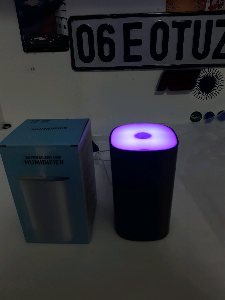 sahibinden sıfır ister ev ister arabaya nemlendirici buharlı rgb li - 5